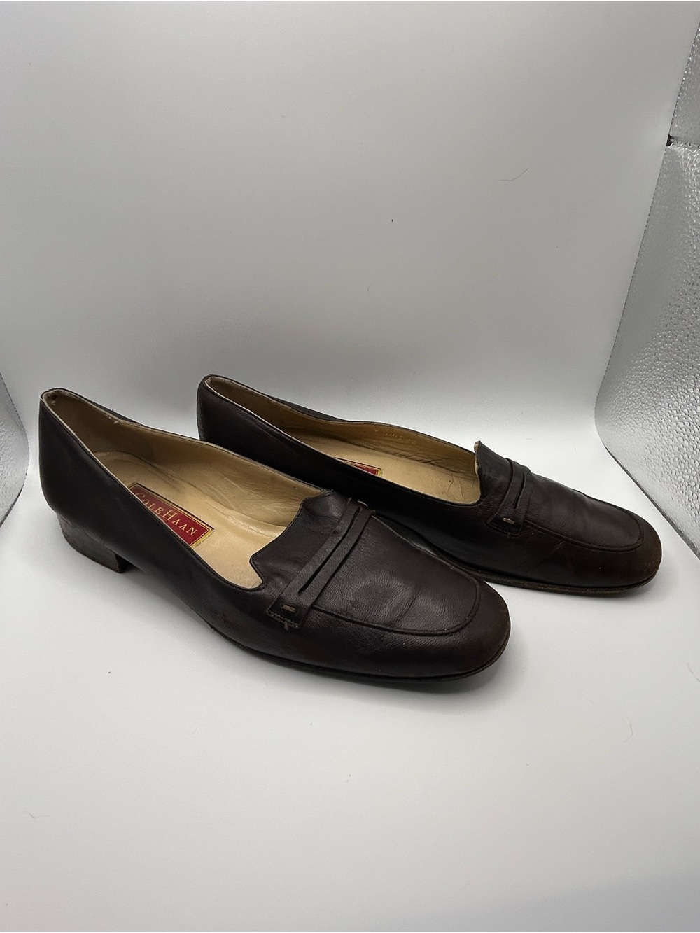 VINTAGE Cole Haan LEZLIE Brown Leather Penny Loafers Women’s Size 9 AA